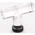 Emtek Modern 2-1/8 Inch T-Knob from the Glass Collection Flat Black