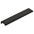 Emtek Modern Edge 3 Inch Center to Center Finger Cabinet Pull from the Contemporary Collection Flat Black