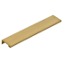 Emtek Modern Edge 3 Inch Center to Center Finger Cabinet Pull from the Contemporary Collection Satin Brass