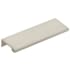 Emtek Modern Edge 4 Inch Center to Center Finger Cabinet Pull from the Contemporary Collection Satin Nickel