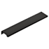 Emtek Modern Edge 4 Inch Center to Center Finger Cabinet Pull from the Contemporary Collection Flat Black
