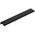 Emtek Modern Edge 10 Inch Center to Center Finger Cabinet Pull from the Contemporary Collection Flat Black