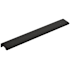 Emtek Modern Edge 12 Inch Center to Center Finger Cabinet Pull from the Contemporary Collection Flat Black