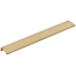 Emtek Modern Edge 12 Inch Center to Center Finger Cabinet Pull from the Contemporary Collection Satin Brass