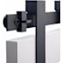 Emtek Barn Door 78 Inch Barn Door Track and Hardware Set Flat Black