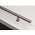 Emtek Round 48 Inch Center to Center Door Pull Set from the Stainless Steel Collection - Back to Back Mounting Brushed Stainless Steel