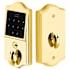 Emtek EMTouch Electronic Touchscreen Keypad Deadbolt from the Classic Brass Collection Lifetime Polished Brass