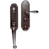 Emtek Tuscany Octagon Style Single Cylinder UL Mortise Handleset from the Lost Wax / Tuscany Bronze Collection Medium Bronze