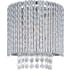 ET2 Spiral 8" Wide Crystal Wall Sconce Polished Chrome