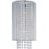 ET2 Spiral 8" Wide Crystal Wall Sconce Polished Chrome