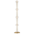ET2 Elysian 4 Light 69" Tall LED Column Floor Lamp Natural Aged Brass