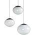 ET2 Nimbus 21" Wide Multi Light Pendant Black