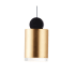 ET2 Nob 4" Wide LED Mini Pendant Black / Gold