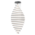 ET2 Hover 16 Light 28" Wide LED Linear Chandelier Black