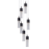 ET2 Fizz III 13" 7 Light LED Multi Pendant Bronze