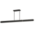 ET2 Belt 2 Light 60" Wide LED Suspension Linear Pendant Black