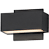 ET2 Blok 4" Tall Outdoor Wall Sconce Black