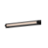 ET2 Doric 26" Wide LED Bath Bar with Ribbed Glass Shade Black