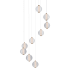 ET2 Rhythm 22" Wide LED Multi Light Pendant Gold