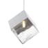 ET2 Ice Cube 8" Wide LED Mini Pendant Polished Chrome / Clear