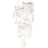 ET2 Rinkle 28" Wide LED Multi Light Abstract Pendant French Gold