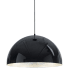ET2 Hemisphere 24" Wide LED Pendant Gloss Black / Aluminum