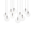 ET2 Global 10 Light 42" Wide LED Linear Pendant Black