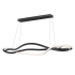 ET2 Serpentine 2 Light 60" Wide LED Suspension Linear Pendant Black