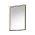 ET2 Bevel 24" W x 30" H Transitional Rectangular Framed Bathroom Wall Mirror with LED Lighting Brushed Black