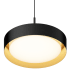ET2 Echo 16" Wide LED Pendant Black / Gold