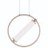 ET2 Flare 12" Wide LED Pendant Black / Soft Gold