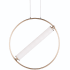ET2 Flare 18" Wide LED Pendant Black / Soft Gold