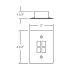 Eurofase Lighting-14789-14789 Line Drawing 2