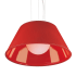 Eurofase Lighting Ribo 20" Wide Pendant Chrome / Red