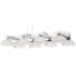 Eurofase Lighting Caramico 8 Light 41" Wide Linear Chandelier Chrome