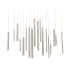 Eurofase Lighting Santana 18 Light 42" Wide LED Multi Light Pendant Satin Nickel