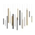 Black / Satin Nickel / Antique Brass