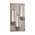 Eurofase Lighting Pari 3 Light 18" Tall LED Outdoor Wall Sconce Antique Silver