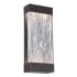 Eurofase Lighting 17" Tall LED Outdoor Wall Sconce Black