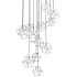 Eurofase Lighting Norway 13 Light 41" Wide LED Multi Light Pendant Chrome