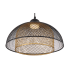 Eurofase Lighting Kenmore 16" Wide LED Cage Pendant Black / Gold