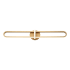 Eurofase Lighting Botton 6" Tall LED Wall Sconce Satin Gold
