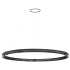 Eurofase Lighting Admiral 2 Light 48" Wide LED Ring Chandelier - 1 Tier Matte Black / Gold