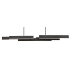 Eurofase Lighting Cameno 9 Light 55" Wide LED Linear Chandelier Matte Black