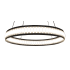 Eurofase Lighting Forster 28" Wide LED Ring Chandelier Black