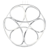 Eurofase Lighting Glenview 6 Light 24" Wide LED Ring Chandelier Chrome