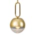 Eurofase Lighting Prospect 10" Wide Mini Pendant with Clear Glass Shade Gold