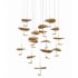 Eurofase Lighting Lagatto 16 Light 52" Wide LED Suspension Multi Light Pendant Bronze