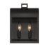 Eurofase Lighting Sawyer 2 Light 14" Tall Outdoor Wall Sconce Satin Black