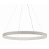 Eurofase Lighting Verdura 29" Wide LED Ring Chandelier Grey / White